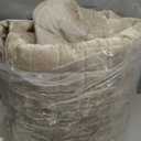 LEAONME Velvet Quilt California King-118''x106'', Lightweight Beige Velvet Comforter Set with 2 Pillow Shams, Soft Oversized Bedspread Coverlet Quilted Bedding Set for All Season