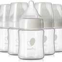 Evenflo Feeding Premium Proflo Venting Balance Plus Wide Neck Baby, Newborn and Infant Bottles - Developed by Pediatric Feeding Specialists - 5 Ounce (Pack of 6)