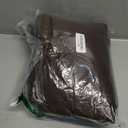 Bedroom Blackout Curtains - 42 W x 72 L, Brown Window Draperies Thermal Insulated Back Tab/Rod Pocket Curtain Panels/Window Treatments Home Decoration, Double Pieces 2 Panels