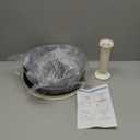 2 Tier Medicine Cabinet Organizer, Rotary Turntable Organizer for Medicine and Vitamin Bottles, Under Sink Organizer for Medicine, Bathroom Cabinet Storage, Tray has Removable Dividers, Easy Assembly