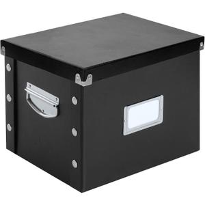 Snap-N-Store Letter-Size File Box, Black (SNS01533)
