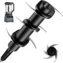 6-Blade Replacement for Ninja Blender 72oz Pitcher, Compatible with Ninja 1100W 1200W 1500W, BL500 BL610 BL642 BL660 BL681A BL682 BL700 BL770 BL780 BL910 BN701 BN751 BN801 CO610B CT610 DB751A...