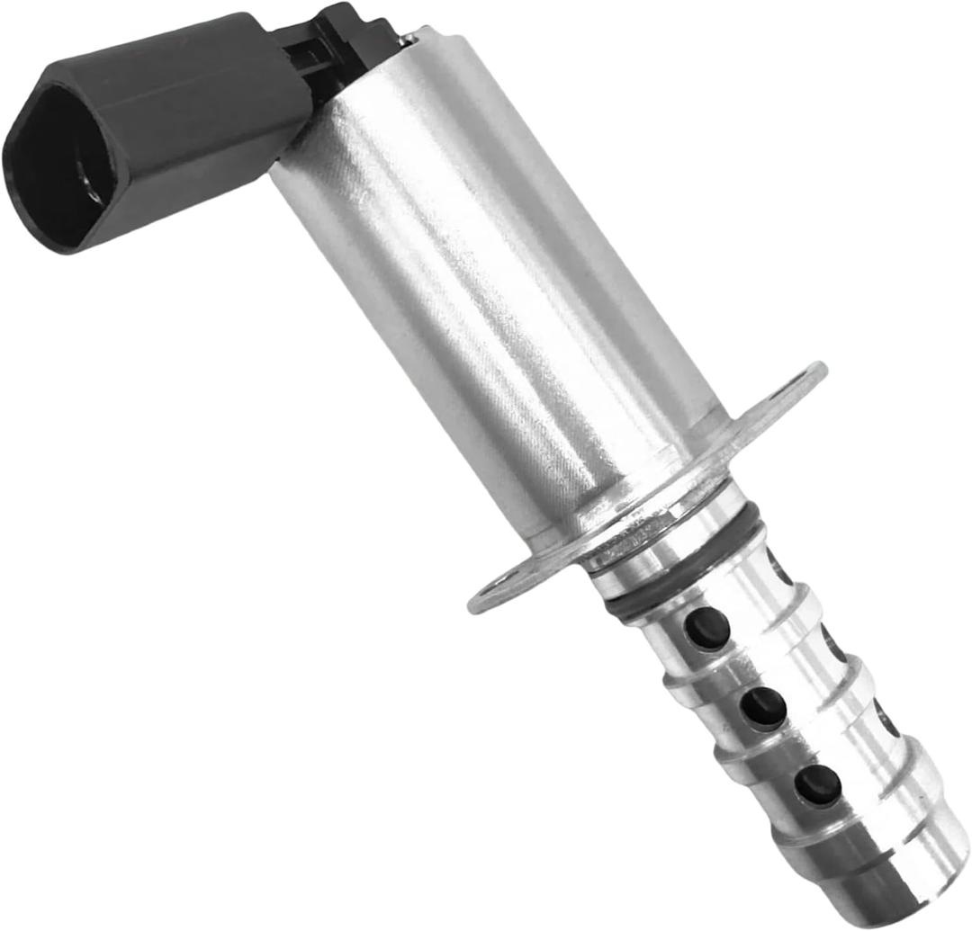 Engine Variable Valve Timing Solenoid VVT Compatible with 06-08 A3 05-07 A4 Quattro 07-09 Eos 06 Golf 12-13 Golf R 06-08 GTI Passat 05-08 Jetta 06-07 Rabbit 2.0L 2.5L 06F109257A 06F109257C