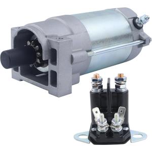 Starter Motor & Relay for 2P77F Engines for Toro TimeCutter Titan HD Lawn Mowers Replace 136-7880 133-1564 127-9209 133-9828