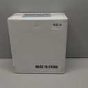 4 Pack Clear Seeded Glass Replacement Shades Covers for Ceiling Fan Light Fixtures Pendant Lighting Chandelier Vanity Light Kitchen Island Light, 2-1/8" Fitter, 5.47" High, 4.76" Diameter