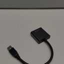 USB to VGA Adapter, USB3.0/2.0 to VGA Adapter Multi-Display Video Converter Full HD 1080P External Video Card Multi Monitor, Desktop, Laptop, HDTV, Monitor, Projector (Windows 10/8.1/8/7)