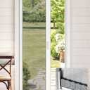 Paramondo Retractable Screen Door for Single Door, Free Stop Sliding Patio Doors - Durable Aluminium Frames with Fiberglass Mesh - White, Size 36''W x 80''H