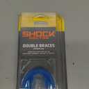 Double Braces Strapless Mouth Guard, Blue, Adult