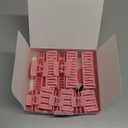 12 Pack Pink Square Claw Clips, Big and Small Neutral Rectangle Hair Claw Clips, Non-slip Matte Large Hair Clips for Women,Strong Hold jaw clip for Thick Thin Hair