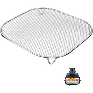 Crisper Tray for Ninja Crispi FN100 and Ninja Crispi Pro AS101, Ninja Crispi Accessories, Ninja Crispi Replacement Parts, Food Grade, Premium stainless steel 304, Silver