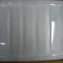 IRIS USA 32 Qt Stackable Plastic Storage Bins with Lids, 4 Pack - BPA-Free, Made in USA - See-Through Organizing Solution, Latches, Durable Nestable Containers, Secure Pull Handle - Clear
