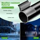 10' Outdoor Street Light Pole, Galvanized Steel, Waterproof, Street Light Accessory, Suitable for Solar Post Lamp on Garden, Patio, Yard, Pathway, Parking Lot