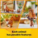 LEGO Creator 3 in 1 Forest Animals Red Fox Toys - Building Toys for Kids, Boys & Girls, Ages 9+ - W/ 3 Building Options into Fox, Owl, or Squirrel - Gift for Christmas - 31154