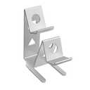 Decours Holder Controller Stand for Cellphone Double Metal Stand Gamepad Holder Gaming Accessory