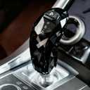 Egreat Crystal Gear Shift Knob Cover Compatible with Land Rover Range Rover Sport 2018-2022, Evoque/Discovery Sport 2020-2023, for Jaguar XE 2020-2025 Interior Accessories