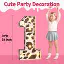 Marquee Numbers Cow 1st-Birthday Decorations: 3ft Large Light Up Numbers Holy Cow Party Decor Boy Girl First One Big Cardboard Number 1