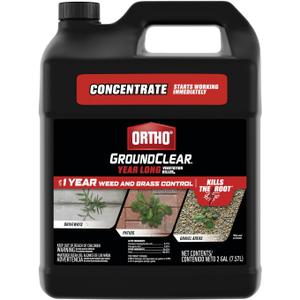 Ortho GroundClear Year Long Vegetation Killer2 Concentrate -  Kills and Prevents Weeds Up to 1 Year, 2 gal.