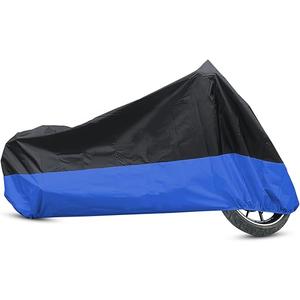uxcell XXL 190T Rain Dust Protector Black+Blue Scooter Motorcycle Cover 104" for Yamaha