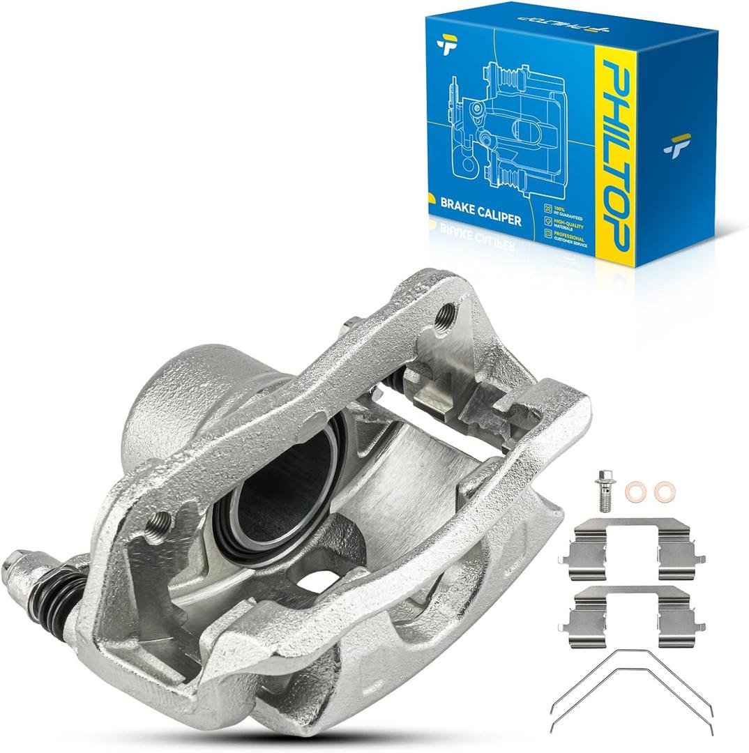PHILTOP Brake Caliper Front Left Compatible with 2002-2004 Honda CR-V, 2003-2011 Honda Element, 19-B2663