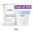 Specimen Collection Sterile Urine Cups - 100 Pack