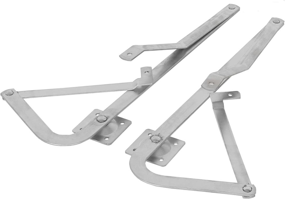 HECASA 55-2 Attic Ladder Spreader Hinge Arms Replacement Counter Balance Arms Hinge Kit Compatible with 2010-Up Werner Mk 5, WU2210, W2208, W2210 Thick Zinc