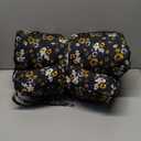 PRIMEPATIO Outdoor Chair Cushions, Outdoor Seat Cushions for Patio Furniture Waterproof with Ties, Replacement Tufted Patio Chair Pads, 19x19x5 inches Set of 2 (Floral Black)