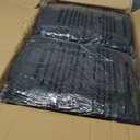 100 PCS Black Polyester Spandex Chair Covers - Stretch Slipcovers for Wedding, Party, Dining, Banquet - Flat-Front Chair Covers