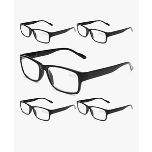 Gaoye Professional Reading Glasses for All Day - Computer Readers with Blue Light Protection - Value Pack(1.75)