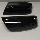 1 Pair Side Door Rearview Mirror Cover Cap Overlay for Chevrolet Impala 2014-2020 Glossy Black