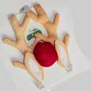 SUPVOX Truck Accessories Christmas Decor Deer Horns for Vehicles Antlers Nose Car Costume car Decorations for Christmas Reindeer car Decoration Christmas Auto Suite Clothing Decorate Set