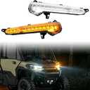 SAUTVS LED Turn Signal Daytime Running Lights for Can Am Defender HD11 2026 | Replace #710009121 710009122, Plug & Play Install, IP67 Waterproof, Front DRL Auxiliary Lights for Can-Am Defender, 2PCS