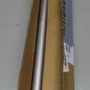 HAAYOT Silver Curtain Rods for Windows 48-84 Inches, Telescoping Drapery Rod Set, 1 Inch Diameter Rod with Silver Clear Ball Finial