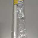 White Curtain Rods for Windows 28-48 inch, 2 Pack 5/8" Curtain Rod Set with Brackets, Splicing Adjustable Curtain Rod for Bedroom, Kitchen, Living Room, Matte White