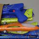 Fuwidvia 3 Pack Airplane Launcher Toys, 13.2'' LED Foam Glider Catapult Plane Toy for Boys, 2 Flight Modes Outdoor Flying Toys Birthday Gifts for Boys Girls 4 5 6 7 8 9 10 11 12 Year Old (Blue&green&orange)