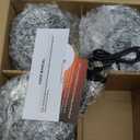 Hompavo Gen2 Solar Lanterns Outdoor with Ultra-Real Flame, Dual Charging (USB/Solar) & 2 Mode - Waterproof Decorative Hanging/Table Lights for Yard Patio Garden Birthday Mothers Day Gifts for Women, 4