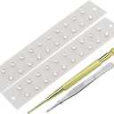 Ear Seeds Acupuncture Kit - Relaxation, Easy Application, and Excellent Durability to Support Your Beauty Transparent diamonds-40 Pcs