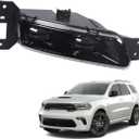 Passenger Side LED Fog Light for 2017-2022 Jeep Grand Cherokee, 2014-2022 Dodge Durango Front Bumper Light with Bulbs Assembly (Right Driver Side Black) 68275511AC