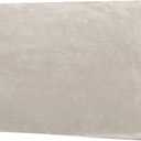 H.VERSAILTEX Velvet Stretch Individual Couch Cushion Cover Plush Slipcover for Loveseat Sofa Furniture Protector Seat Cover (1 Piece Loveseat Cushion Cover, Oatmeal)