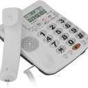 2line Corded Phone with Answering Machine and Noise Cancelling Function,Caller ID Display for Clear Calls,Landline Telephone Corded for Home and Office Use