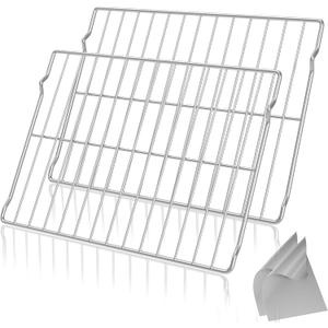 UPGRADED W10256908 Oven Rack For Whirlpool Oven Racks Replacements Range Stove Rack for Amana Kitchenaid Maytag Oven Racks Parts W11520287 W10268578 W10179196 Replacement Oven Racks 24" x 15.75"