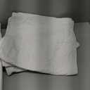 EVERGRACEHOME 100% Cotton Box Stitch Quilt Bedding Set Queen Size 3 Pieces, Garment-Washed Lightweight Soft Cozy Coverlet, Quilted Bedspread Sets with 2 Shams for All Season, Bright White