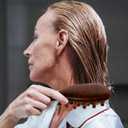 DOITOOL Sandalwood Massage Comb Wide Tooth Scalp Massager for Hair Detangling and Scalp Health Relief Wooden Hair Comb for Women 6.77 Inch