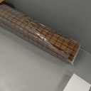 UNISHADES Cordless Bamboo Roman Shades for Windows, Blinds Size (30.5" W 48" H) Colour (Highfield Teak)