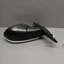 Right Passenger Side Mirror Compatible with Hyundai Sonata 2015 2016 2017 Power Glass Manual Folding Heated 5 Pins Replace HY1321203 | 87620-C2000 (White)