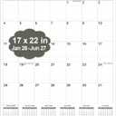 Large Calendar 2026 with Spiral Bound - 18 Month Big Calendar from January 2026 to June 2027, Vertical Large Monthly Calendario 2026 for Wall, 22" x 17", Black
