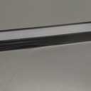 Black ceiling light LED, modern and simple, long strip ceiling surface installation, suitable for living room, bedroom, corridor and kitchen, remote control to switch color and brightness, 39.3 inches, 39.4in