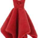 Apricot Lamb French Fries Soft Loveys for Babies, Security Blanket for Baby Boy and Girl, 14x14 Inches for Infant and Toddlers