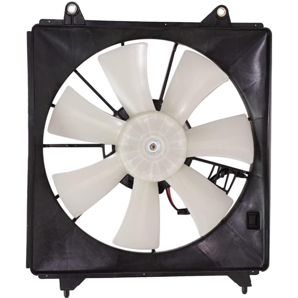 VibeUp Engine Radiator Cooling Fan Assembly for Honda Odyssey V6 3.5L 2011-2017 - Replace# 620297, 38611R40A01, 386165A2A01, 386155A2A01, FA71925, 6010079, 76342, 2811971, 2811877, 420173, 420185
