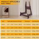 15.5 Inch Large Plate Stands for Display, Wooden Picture Frame Stand, Decorative Easel Holder for Plates, Bowl, Plaque, Pictures, Books (1 Pack )