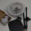 UBeesize 12" Desk Ring Light with Stand and Phone Holder, Overhead Phone Mount for Video Recording, Zoom Meeting, Live Streaming, Tiktok, YouTubeCompatible with iPhone, Android, Cameras